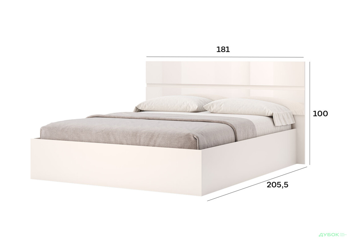 Кровать-подиум МироМарк Лили / Lily 160x200 подъёмная с каркасом, Глянец кашемир - Изображение 4 Изображение 4 - Кровать-подиум МироМарк Лили / Lily 160x200 подъёмная с каркасом, Глянец кашемир