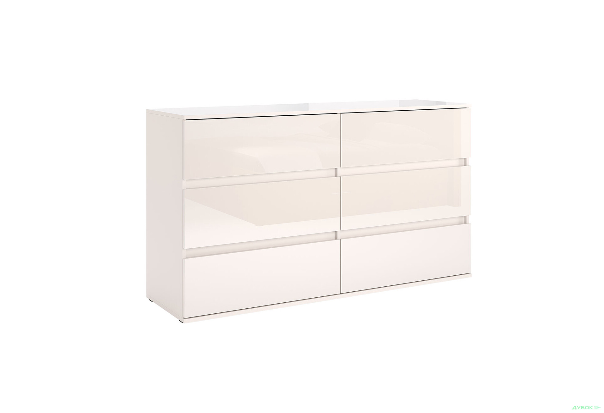 Изображение 3 - Комод МироМарк Лили / Lily с 6 ящиками 150,2 см, глянец кашемир