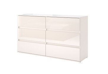 Комод МироМарк Лили / Lily с 6 ящиками 150,2 см, глянец кашемир