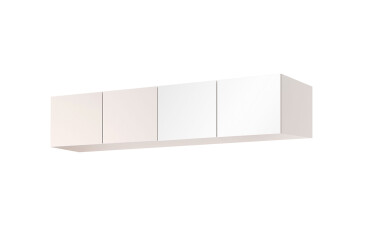 Антресоль MiroMark Лілі / Lily 4дв з дзеркалами 179,2 см Глянець кашемір