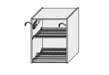 Корпус 60В 2дв Сушка Aventos Pro Blum+GTV 720мм