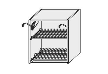 Корпус 80В 2дв Сушка Aventos Pro Blum+GTV 720мм