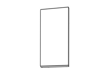 Фасад 60В + Сушка Pro Blum+GTV ПРАВАЯ 1дв 900мм Миллениум МироМарк