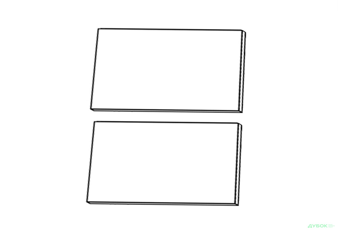 Фасад 80В + Сушка Aventos Pro Blum+GTV 2дв 720мм Миллениум МироМарк