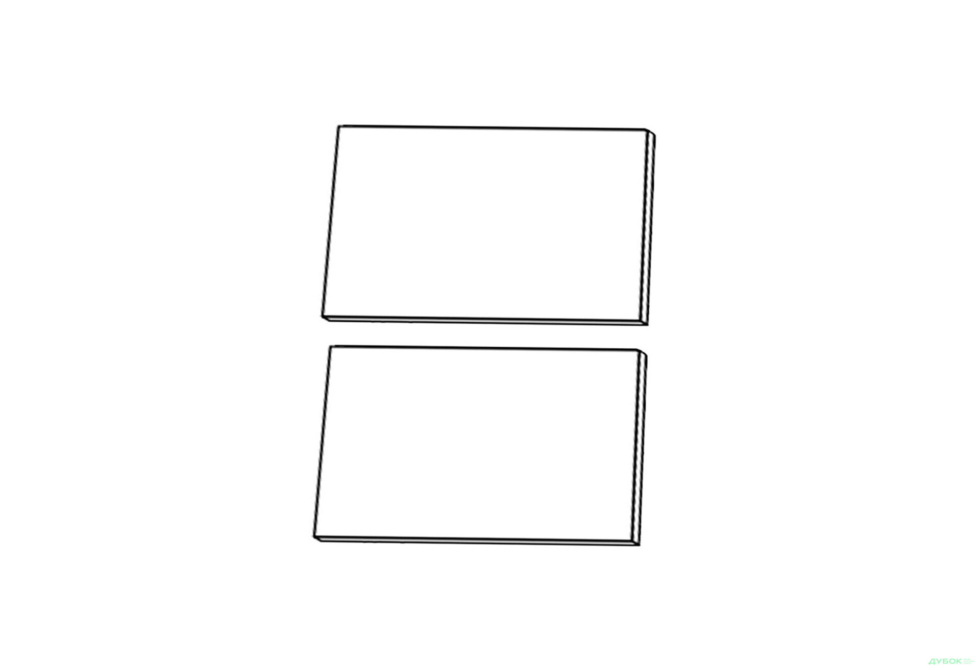 Зображення 1 - Фасад 60ВС Сушка 2дв 720мм Вінтаж Aventos Pro Blum+GTV MiroMark