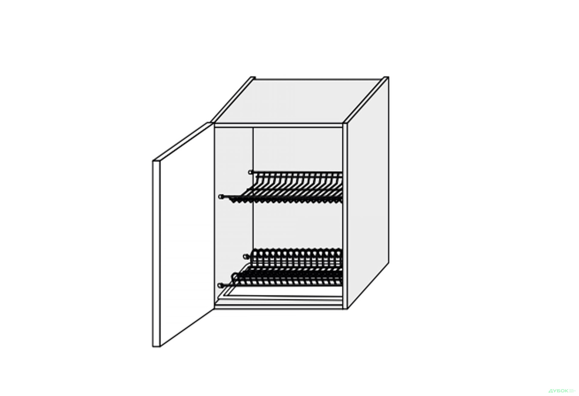 Зображення 1 - Верх 60ВС/720 1дв сушка Pro Blum+GTV Вінтаж / Vintage MiroMark