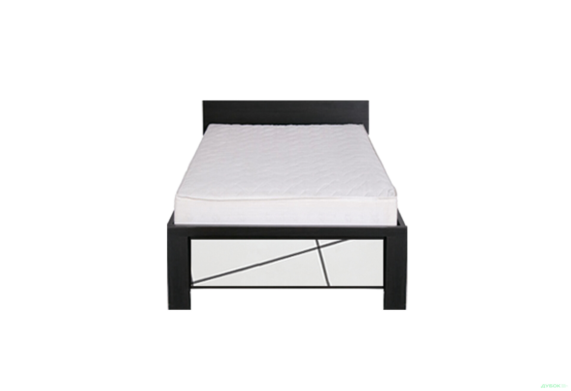 Ліжко ВМК Каспіан МДФ (без вкладу) 90х200 см венге магія / білий сніг - Зображення 2 Зображення 2 - Ліжко ВМК Каспіан МДФ (без вкладу) 90х200 см венге магія / білий сніг