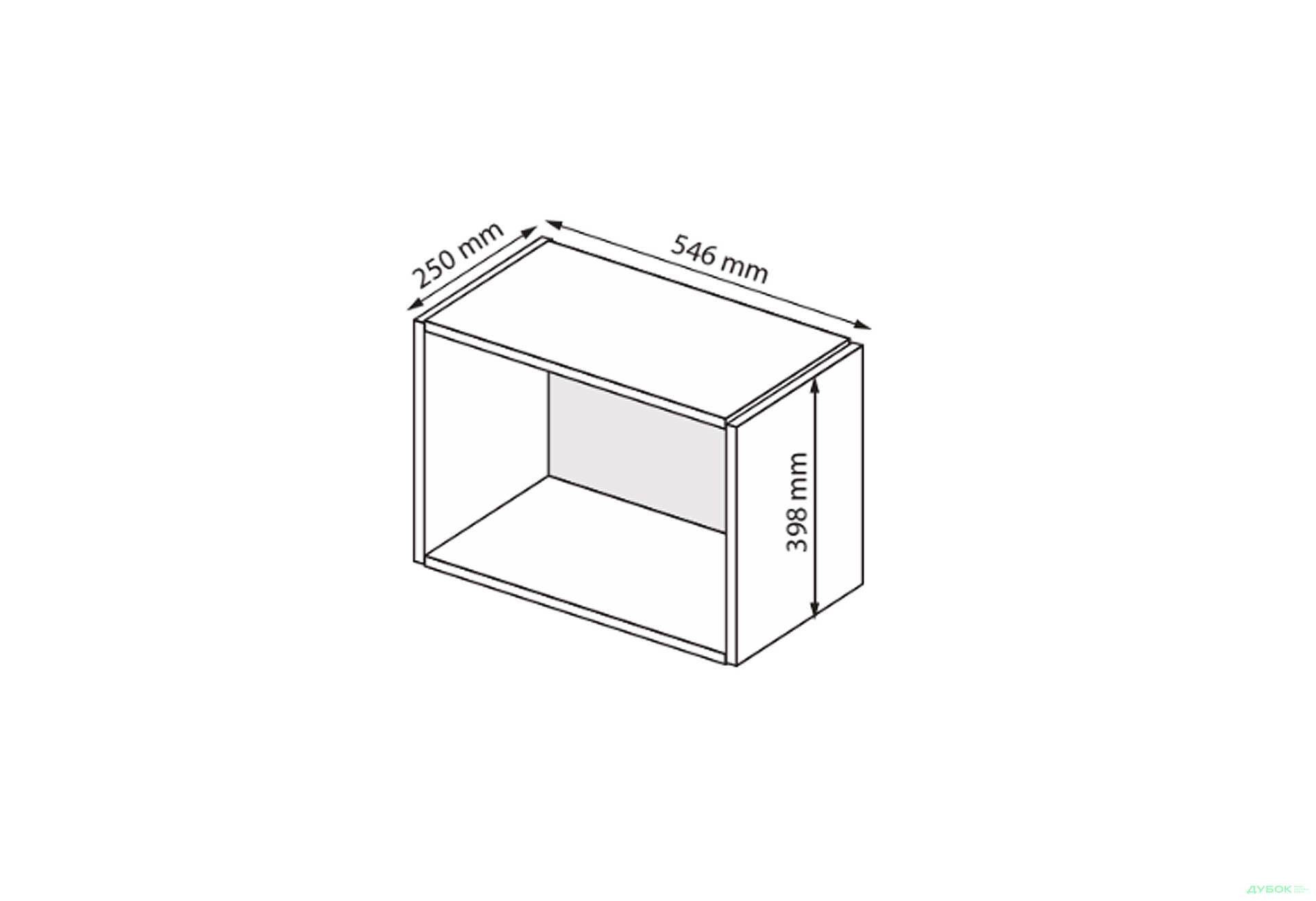 Антресоль MiroMark Фемілі / Family Кутове закінчення, білий глянець - Зображення 3 Зображення 3 - Антресоль MiroMark Фемілі / Family Кутове закінчення, білий глянець