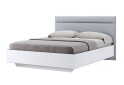 Ліжко MiroMark Фемілі (без вкладу) з м'яким узголів'ям 160х200 см, біле - Зображення 1 Зображення 1 - Ліжко MiroMark Фемілі (без вкладу) з м'яким узголів'ям 160х200 см, біле