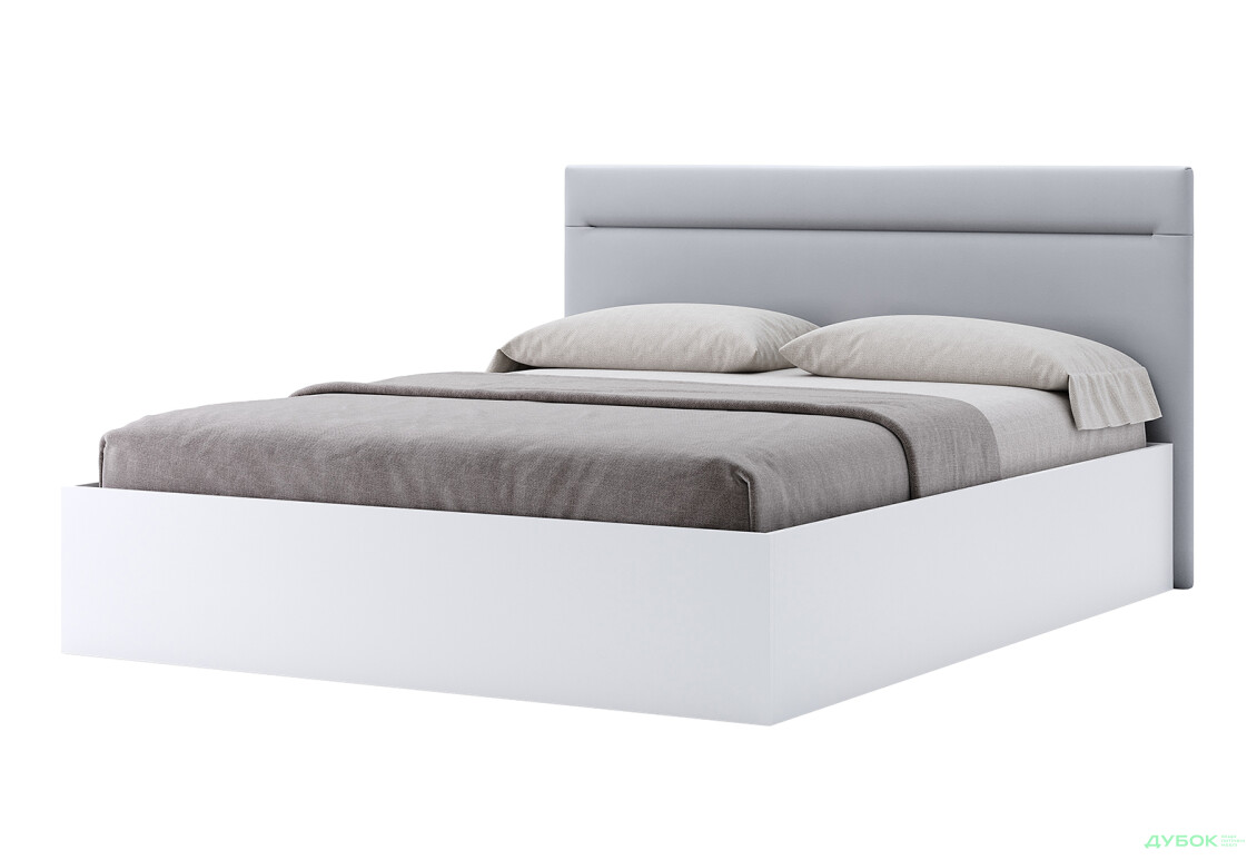 Ліжко MiroMark Фемілі 180х200 см підйомне з м'яким узголів'ям, біле - Зображення 1 Зображення 1 - Ліжко MiroMark Фемілі 180х200 см підйомне з м'яким узголів'ям, біле