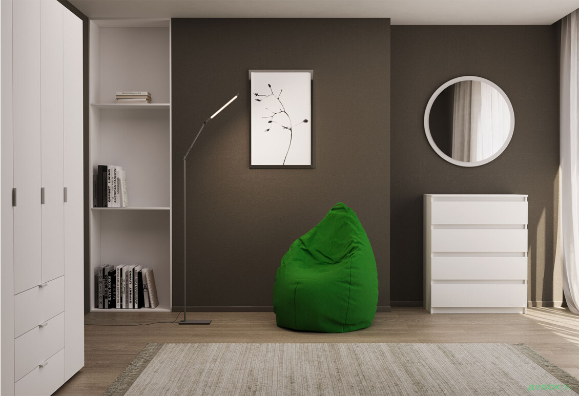 Изображение 2 - Кресло-груша XL Оксфорд 243 Зелёный Flybag