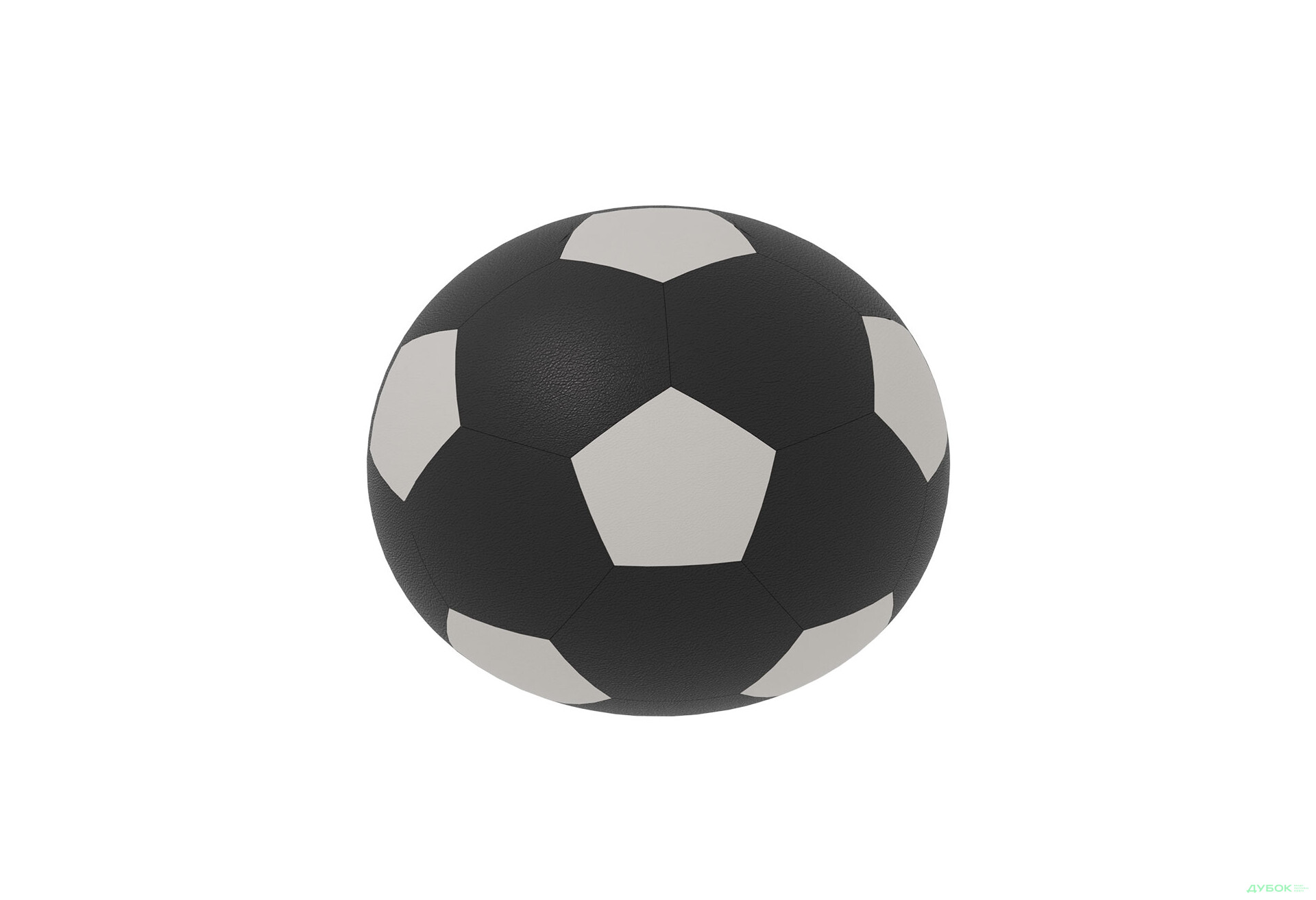 Изображение 4 - Футбольный мяч XL Основная ткань: Flybag Zeus Deluxe Black; вставки: Flybag Zeus Deluxe Snow Flybag