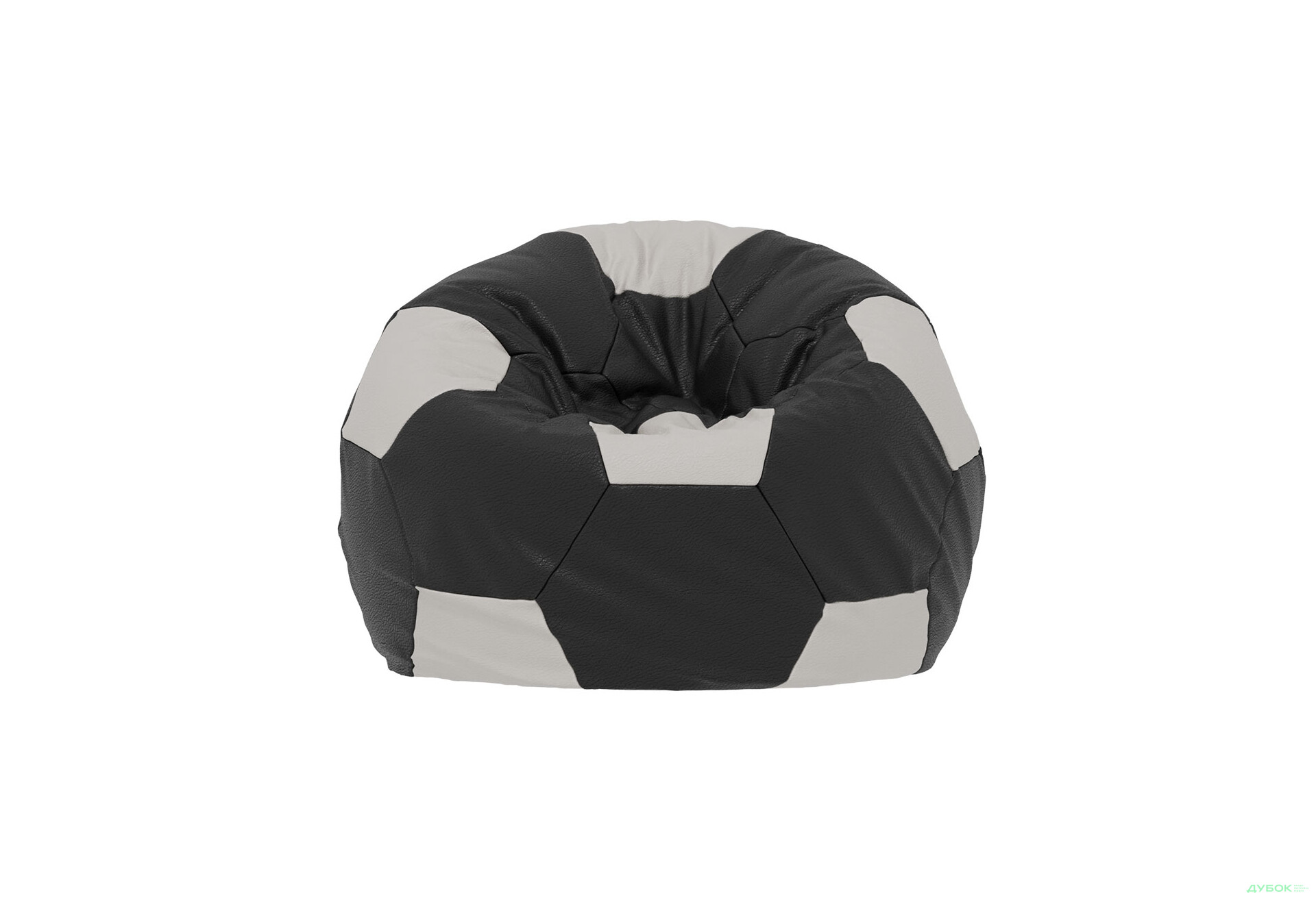 Изображение 3 - Футбольный мяч XL Основная ткань: Flybag Zeus Deluxe Black; вставки: Flybag Zeus Deluxe Snow Flybag