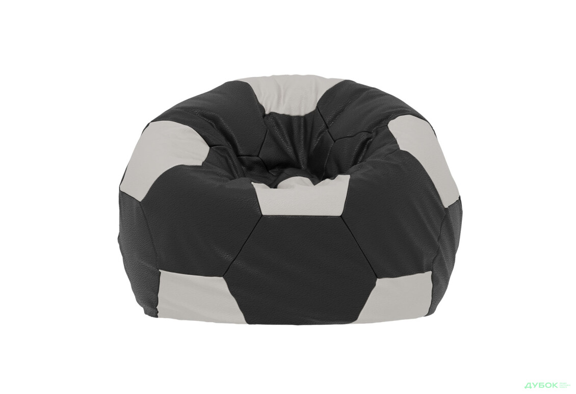 Изображение 3 - Футбольный мяч XL Основная ткань: Flybag Zeus Deluxe Black; вставки: Flybag Zeus Deluxe Snow Flybag