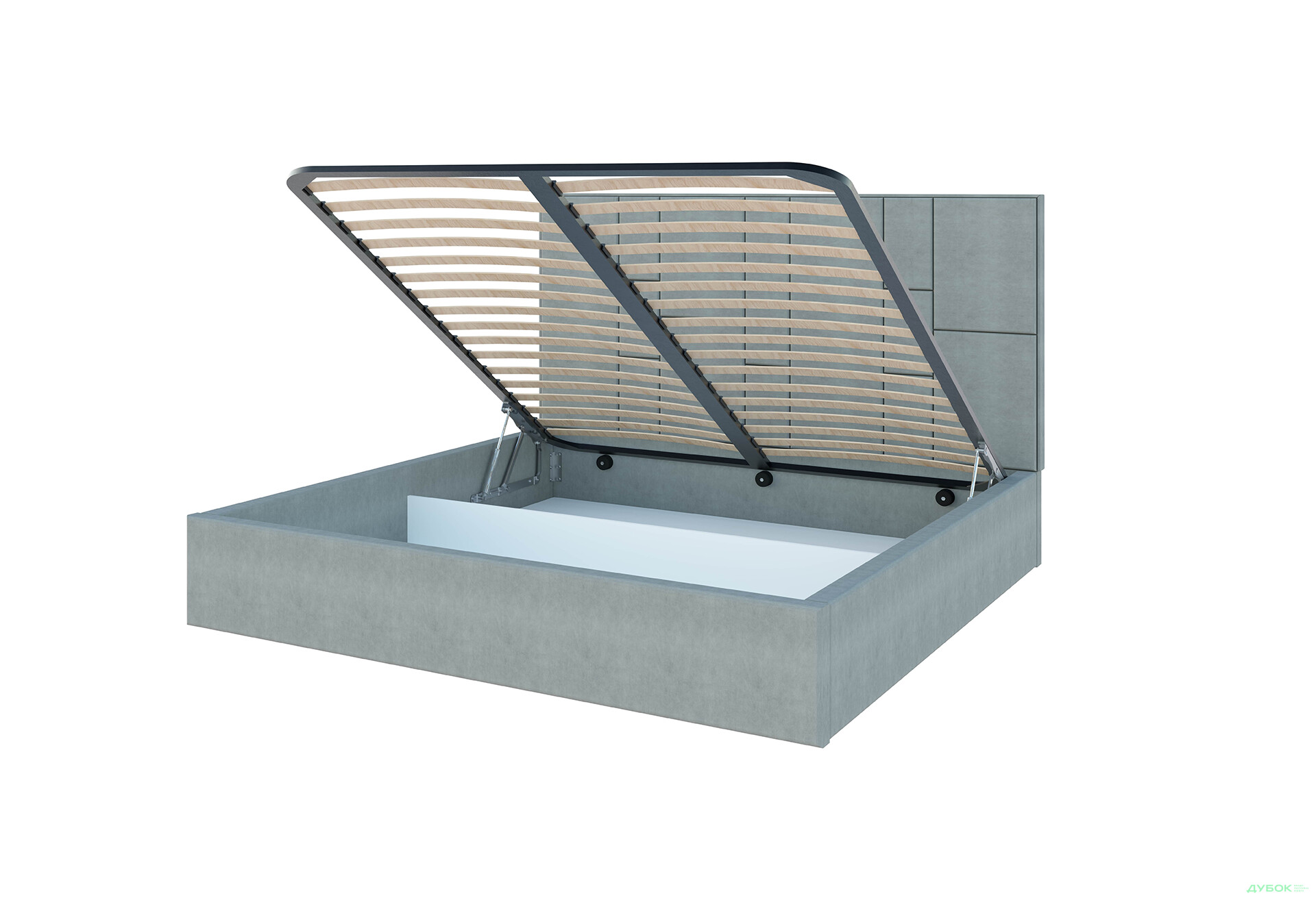 Зображення 4 - Ліжко-подіум Світ Меблів Саманта 1, 180х200 см підйомне велюр Багіра, 35