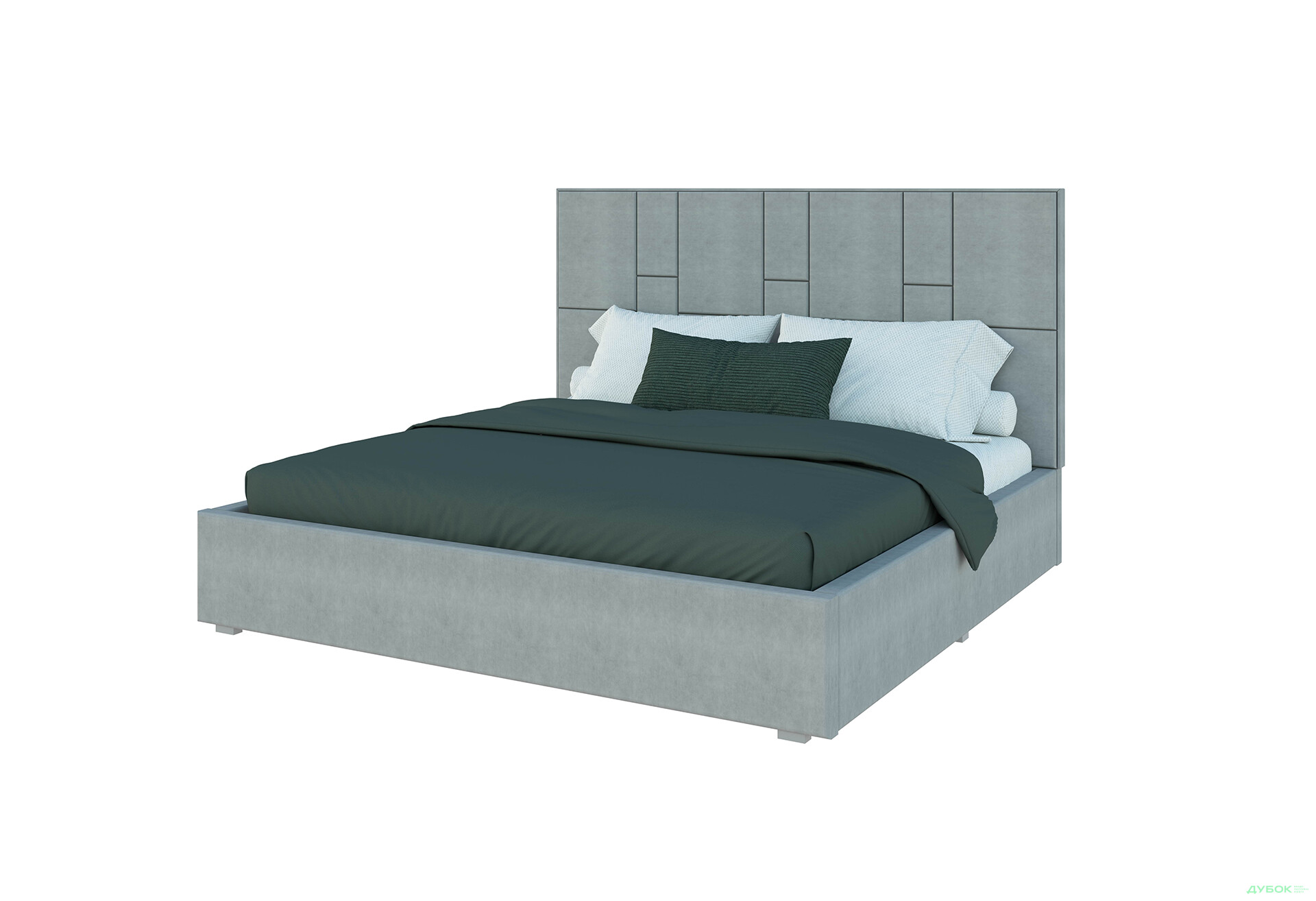 Зображення 1 - Ліжко-подіум Світ Меблів Саманта 1, 180х200 см без механізму велюр Багіра, 35