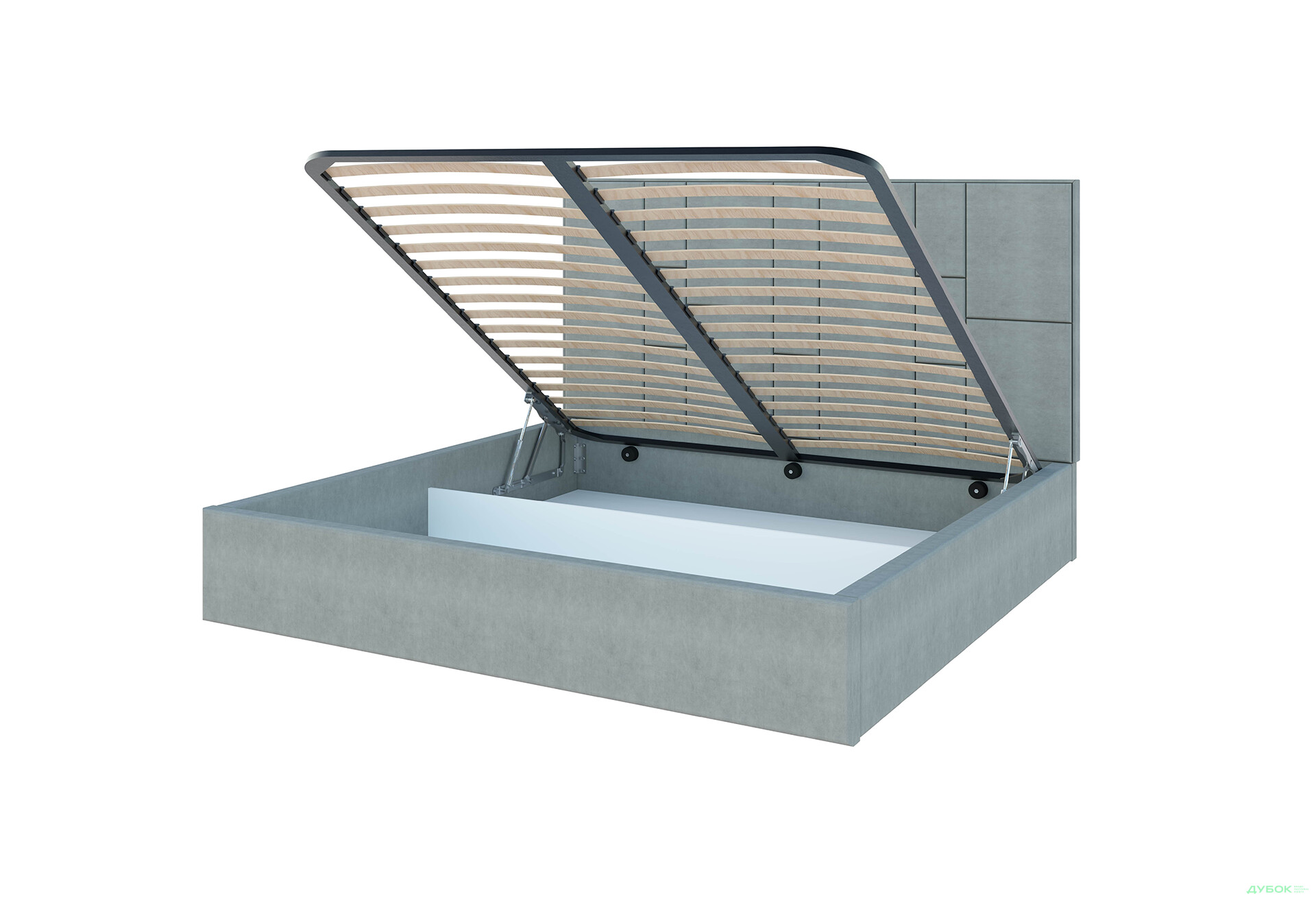Зображення 4 - Ліжко-подіум Світ Меблів Саманта 1, 160х200 см підйомне велюр Багіра, 35