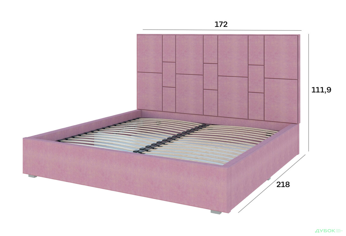 Зображення 5 - Ліжко-подіум Світ Меблів Саманта 1, 160х200 см підйомне велюр Багіра, 14