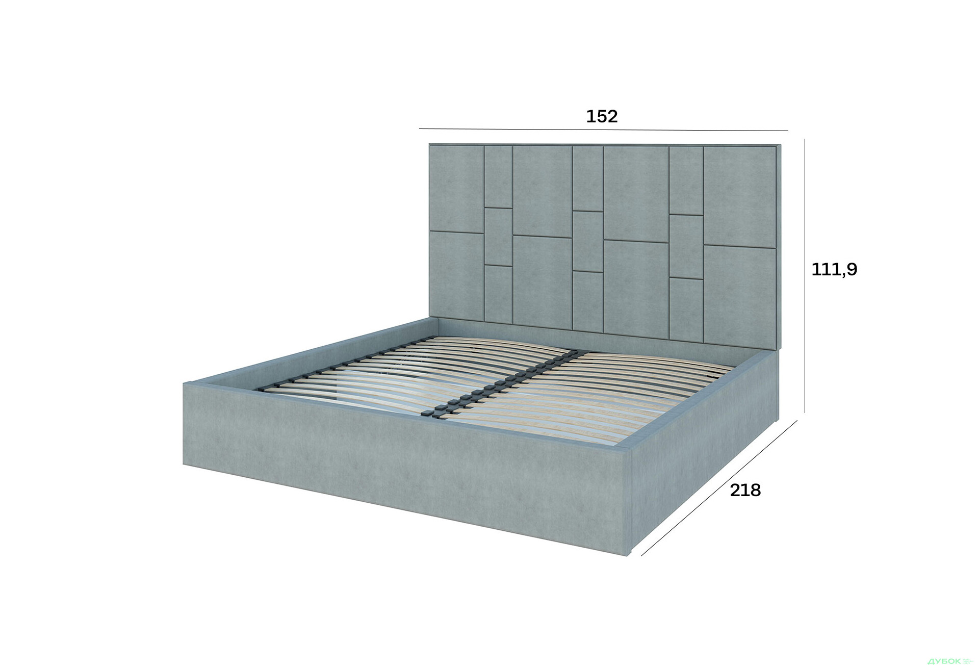 Зображення 5 - Ліжко-подіум Світ Меблів Саманта 1, 140х200 см підйомне велюр Багіра, 35