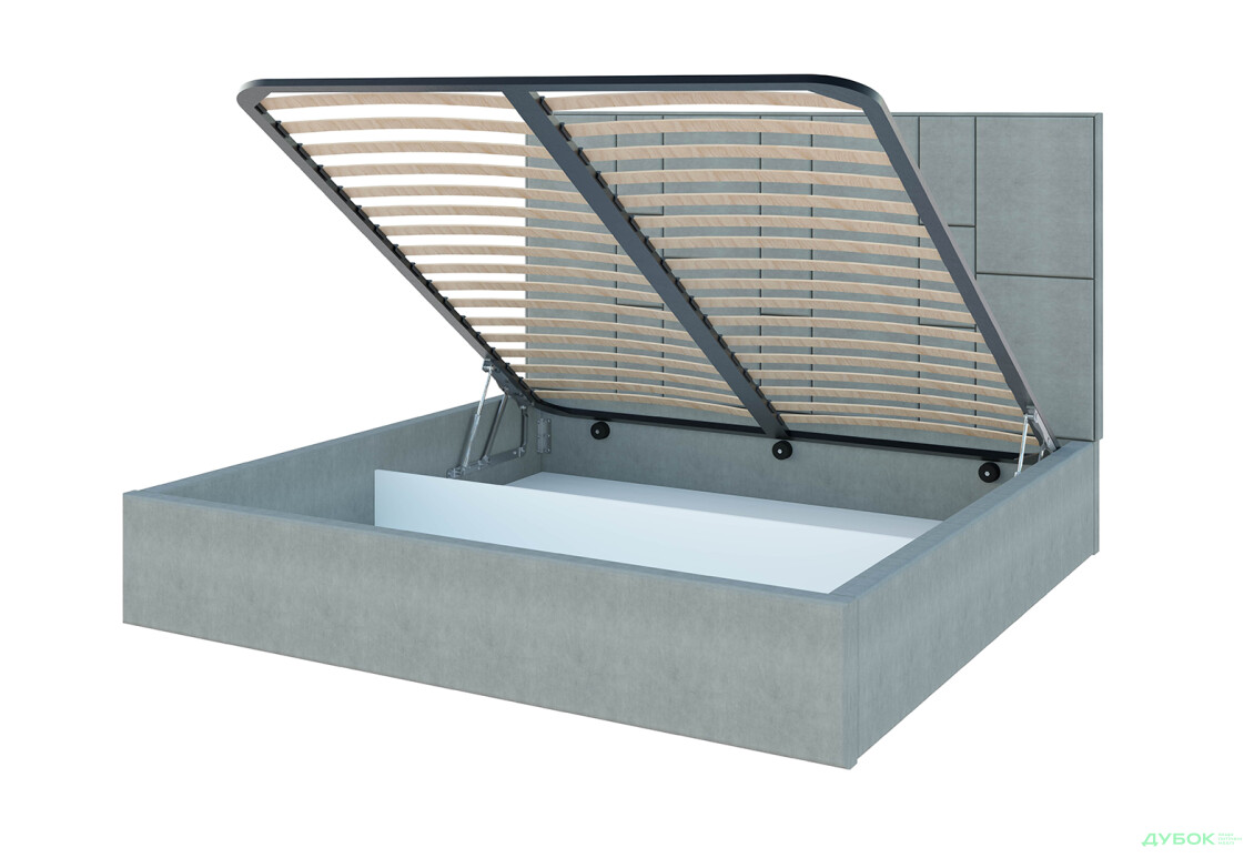 Изображение 4 - Кровать-подиум Svit Mebliv Саманта 1, 120х200 см подъемная велюр Багира, 35