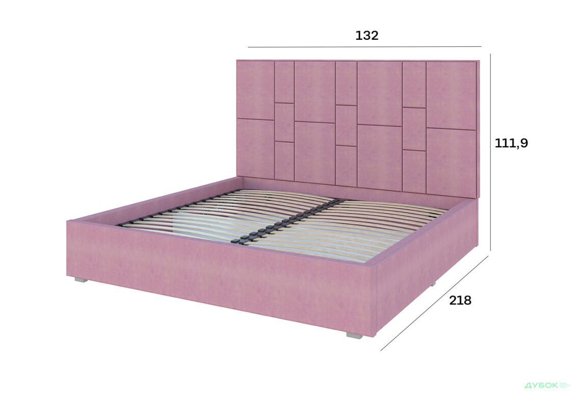 Зображення 5 - Ліжко-подіум Світ Меблів Саманта 1, 120х200 см підйомне велюр Багіра, 14