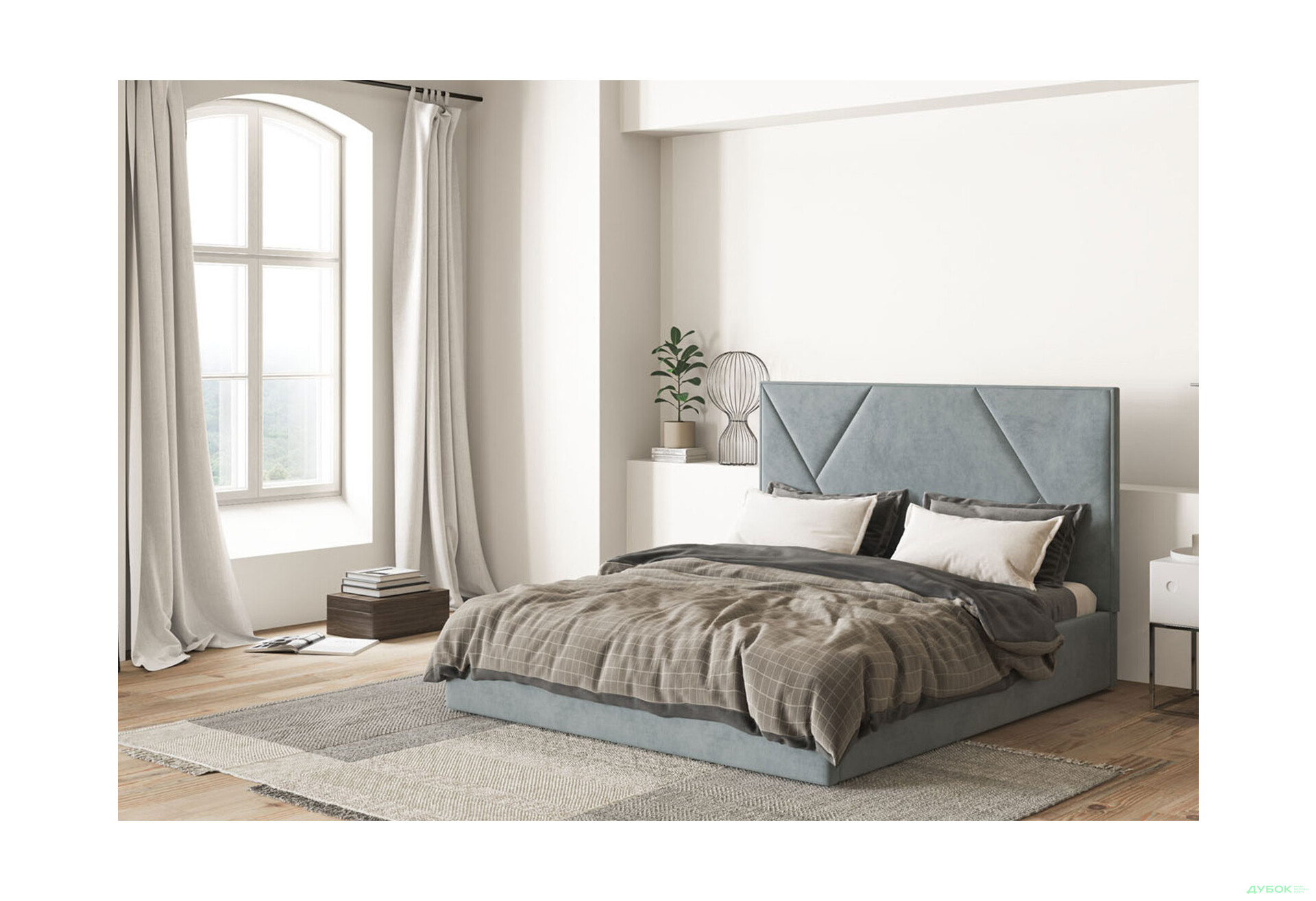 Изображение 2 - Кровать-подиум Svit Mebliv Саманта 2, 160х200 см подъемная велюр Багира, 35