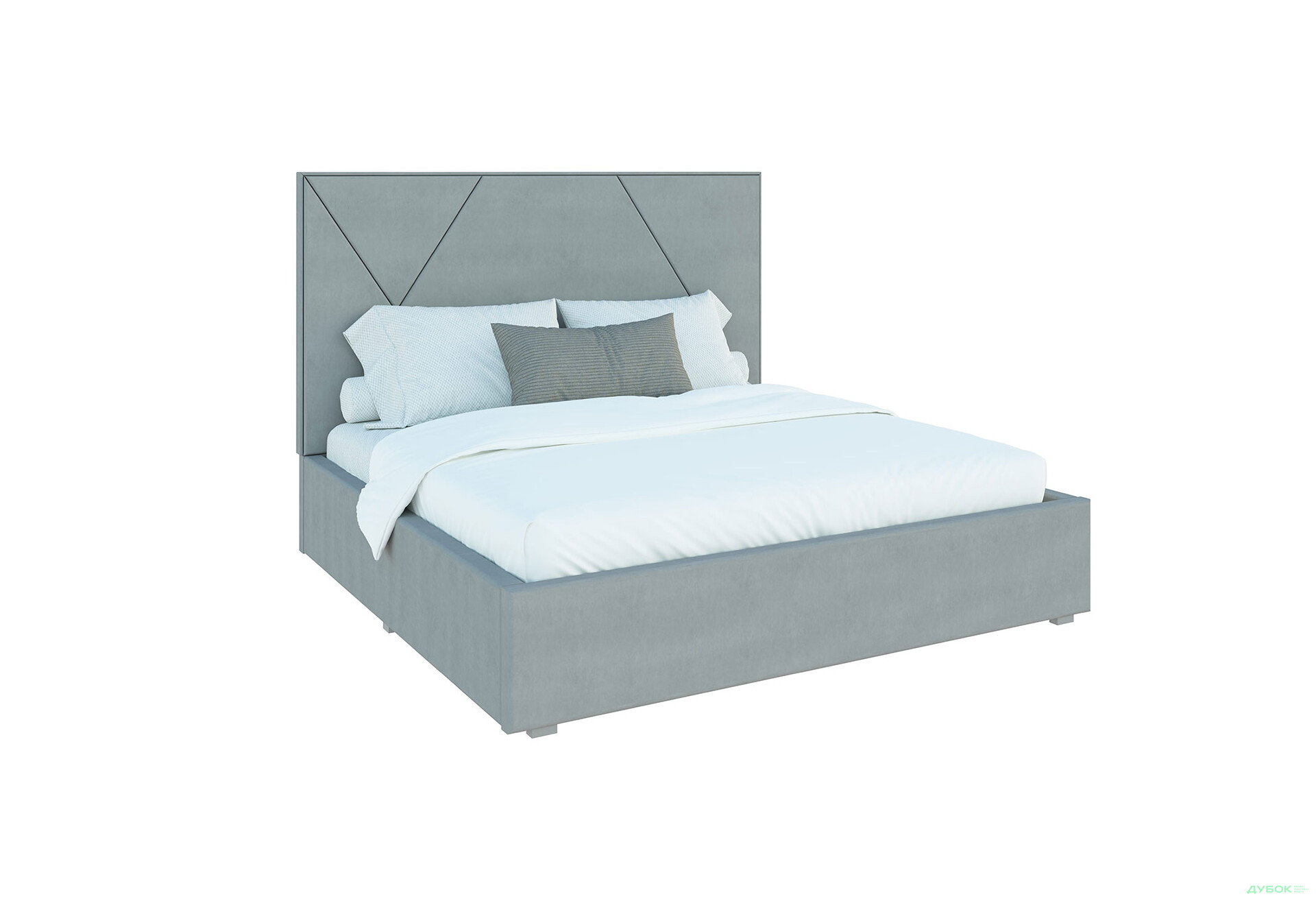 Изображение 1 - Кровать-подиум Svit Mebliv Саманта 2, 120х200 см без механизма велюр Багира, 35