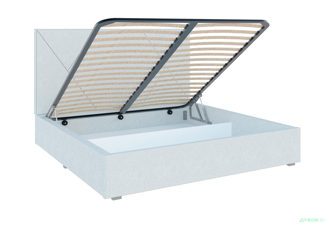 Зображення 3 - Ліжко-подіум Світ Меблів Саманта 2, 180х200 см підйомне велюр Руно біле