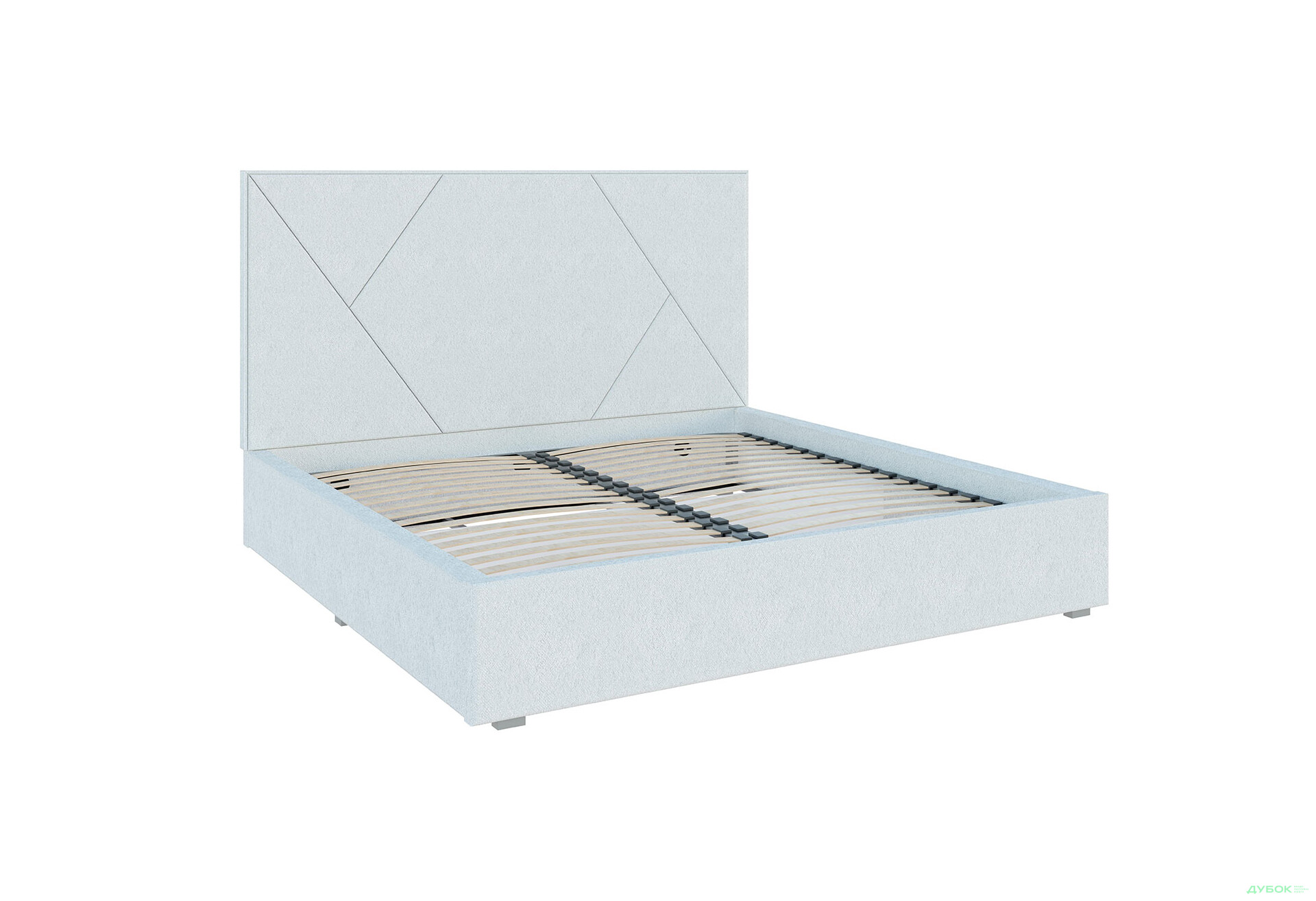 Изображение 3 - Кровать-подиум Svit Mebliv Саманта 2, 160х200 см без механизма велюр Руно белое