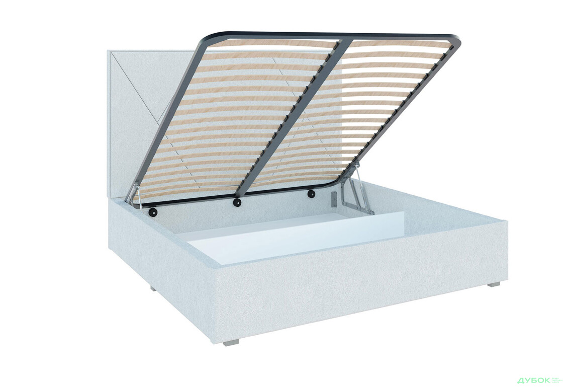 Изображение 3 - Кровать-подиум Svit Mebliv Саманта 2, 120х200 см подъемная велюр Руно белое