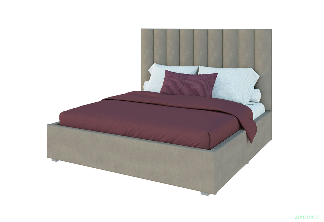 Ліжко-подіум Світ Меблів Саманта 3, 140х200 см без механізму велюр Багіра, 32