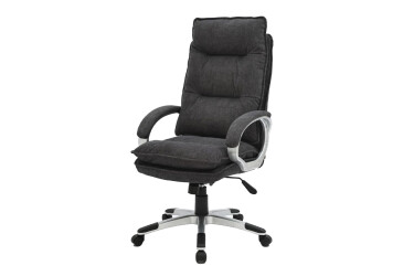 Крісло AMF Texas, тканина попелясто-чорна