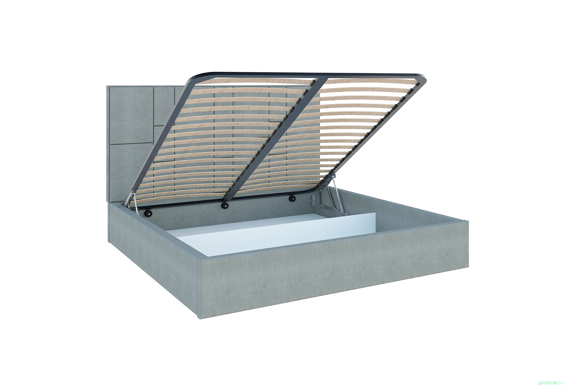 Изображение 8 - Кровать-подиум Svit Mebliv Саманта 1, 160х200 см подъемная велюр