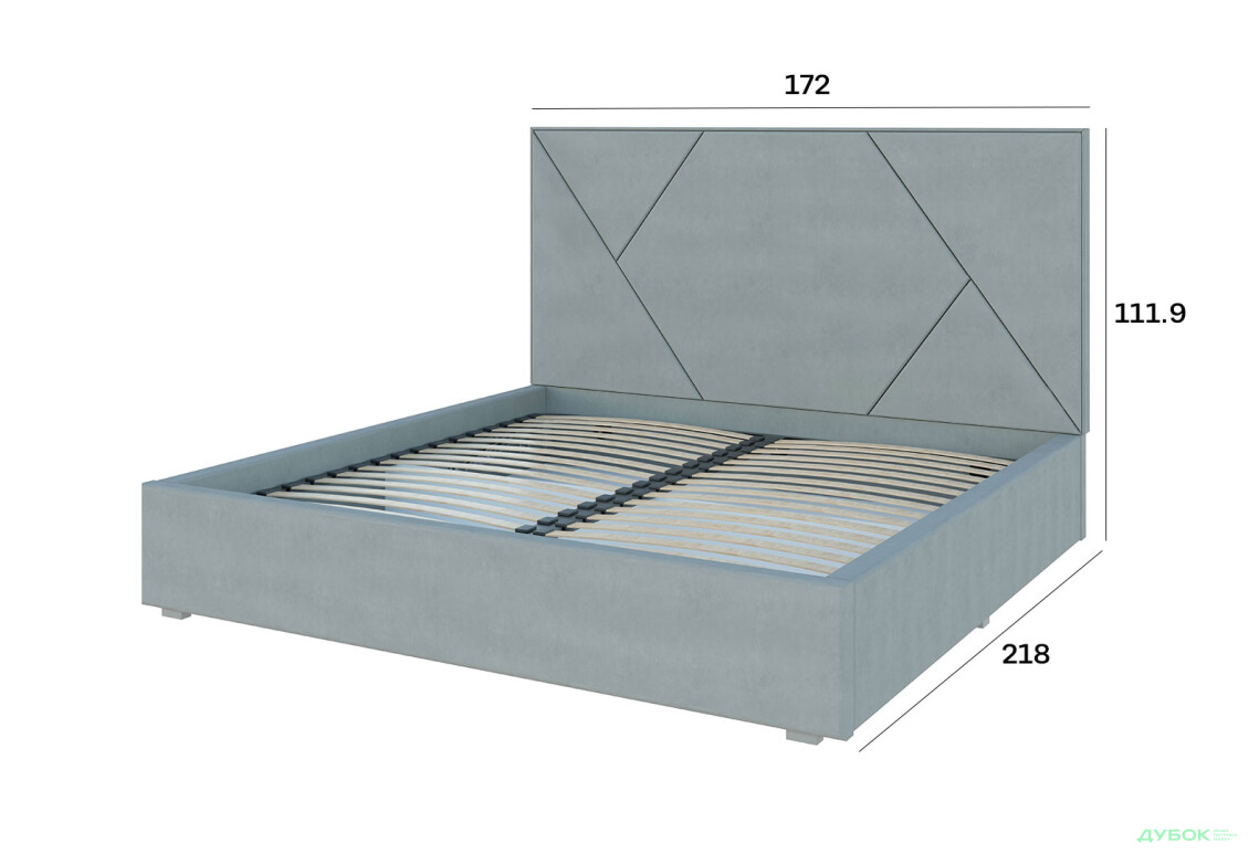 Изображение 8 - Кровать-подиум Svit Mebliv Саманта 2, 160х200 см подъемная