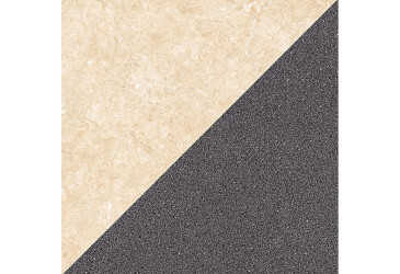 Стінова панель 2-стороння Мармур Королівський Білий / Граніт Антрацит K212 PE/К203 PE р.4100х640х10 Кроноспан