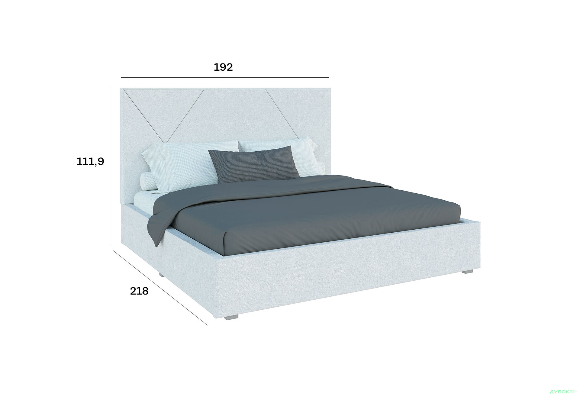 Изображение 6 - Кровать-подиум Svit Mebliv Саманта 2, 180х200 см без механизма