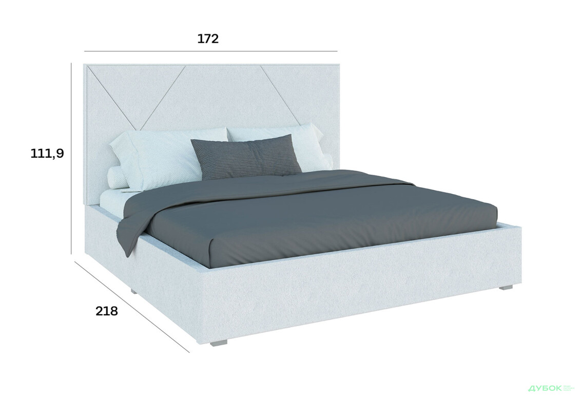 Изображение 6 - Кровать-подиум Svit Mebliv Саманта 2, 160х200 см без механизма