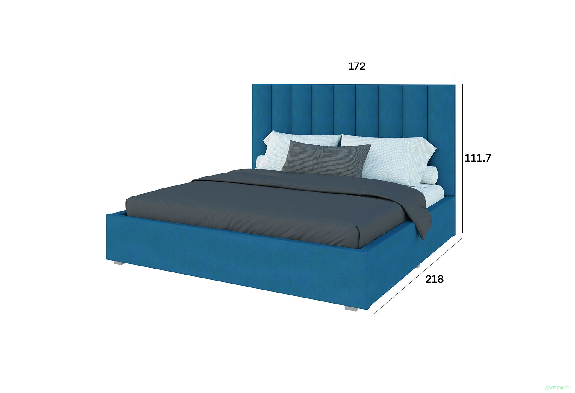 Изображение 9 - Кровать-подиум Svit Mebliv Саманта 3, 160х200 см подъемная