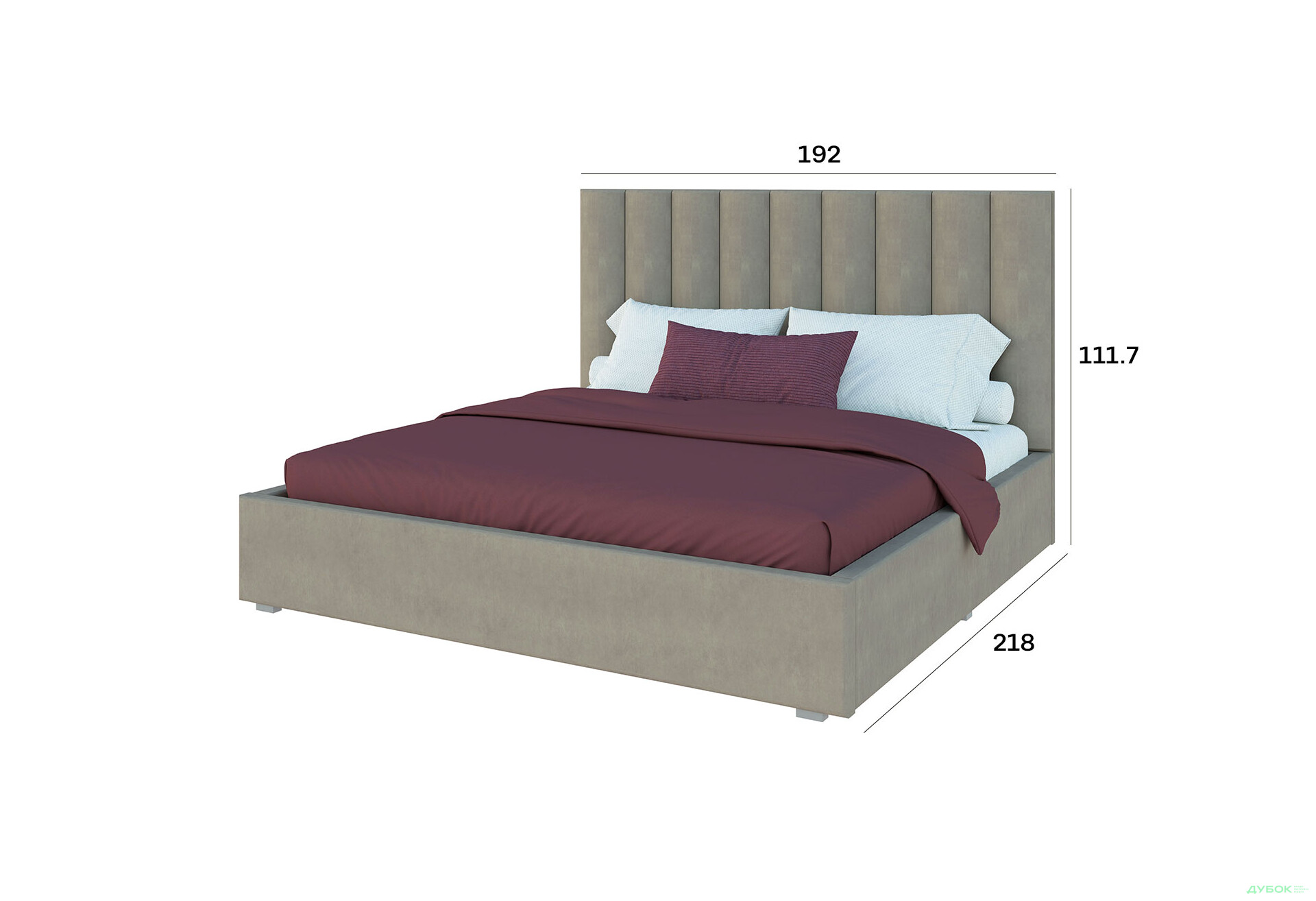 Изображение 6 - Кровать-подиум Svit Mebliv Саманта 3, 180х200 см без механизма