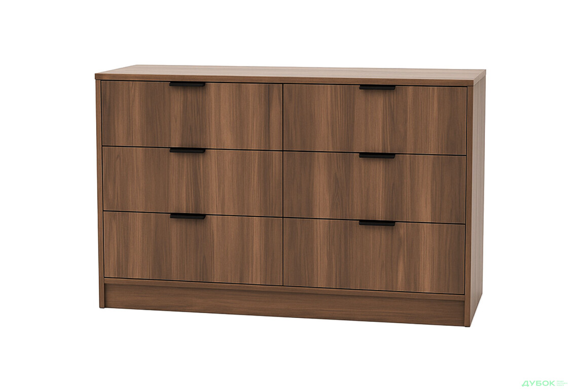 Комод Viant Сити 1 на 6 ящиков 120 см, ристретто