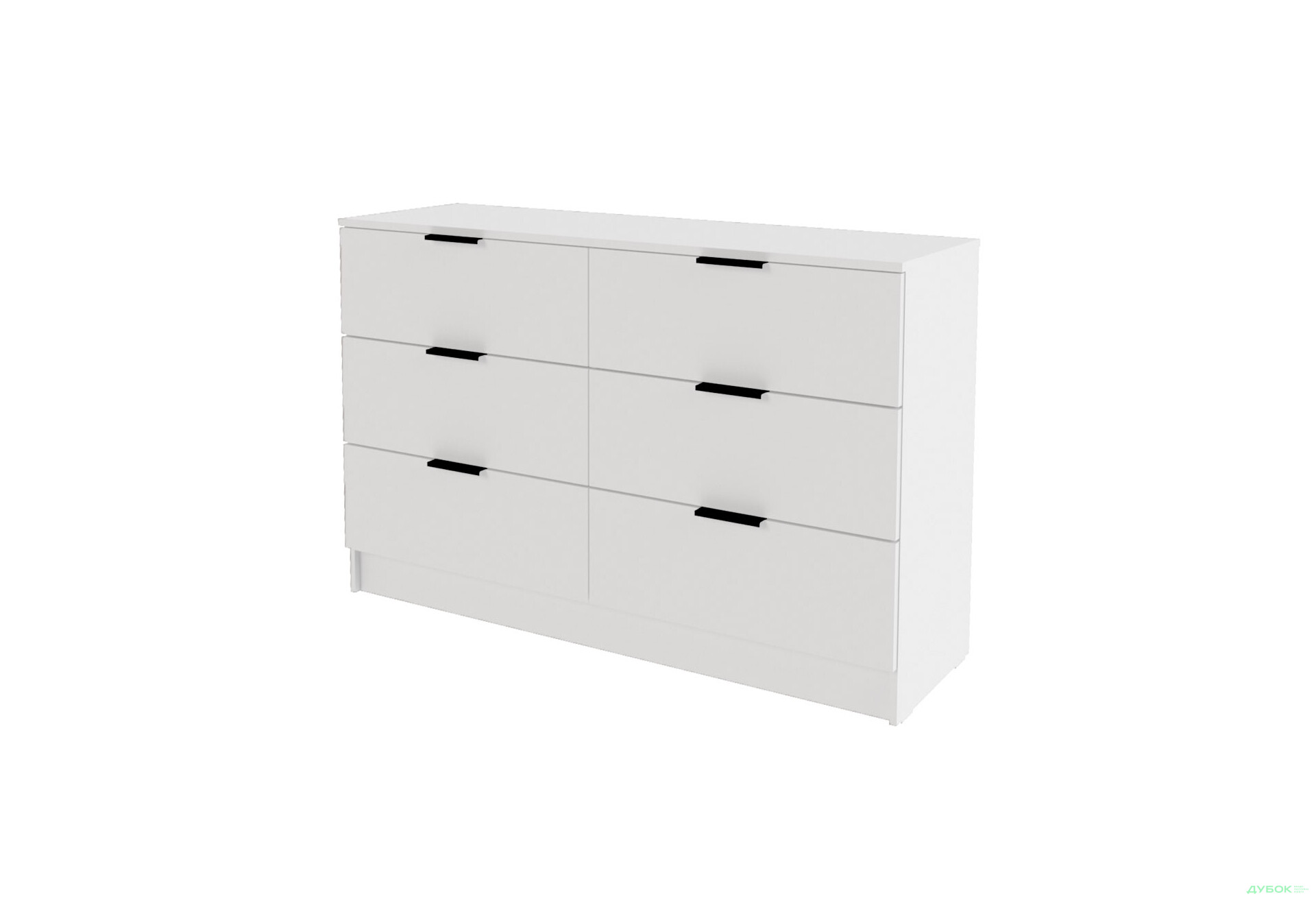 Изображение 1 - Комод Viant Сити 1 на 6 ящиков 140 см, белый
