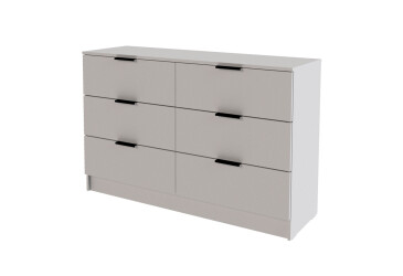 Комод Viant Сити 1 на 6 ящиков 140 см, кашемир