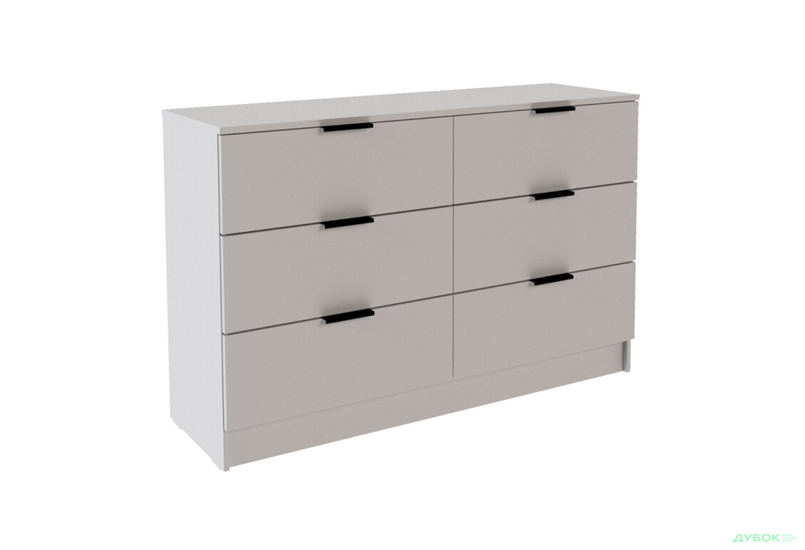 Изображение 3 - Комод Viant Сити 1 на 6 ящиков 140 см, кашемир