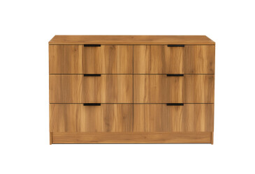 Комод Viant Сити 1 на 6 ящиков 140 см, янтарь