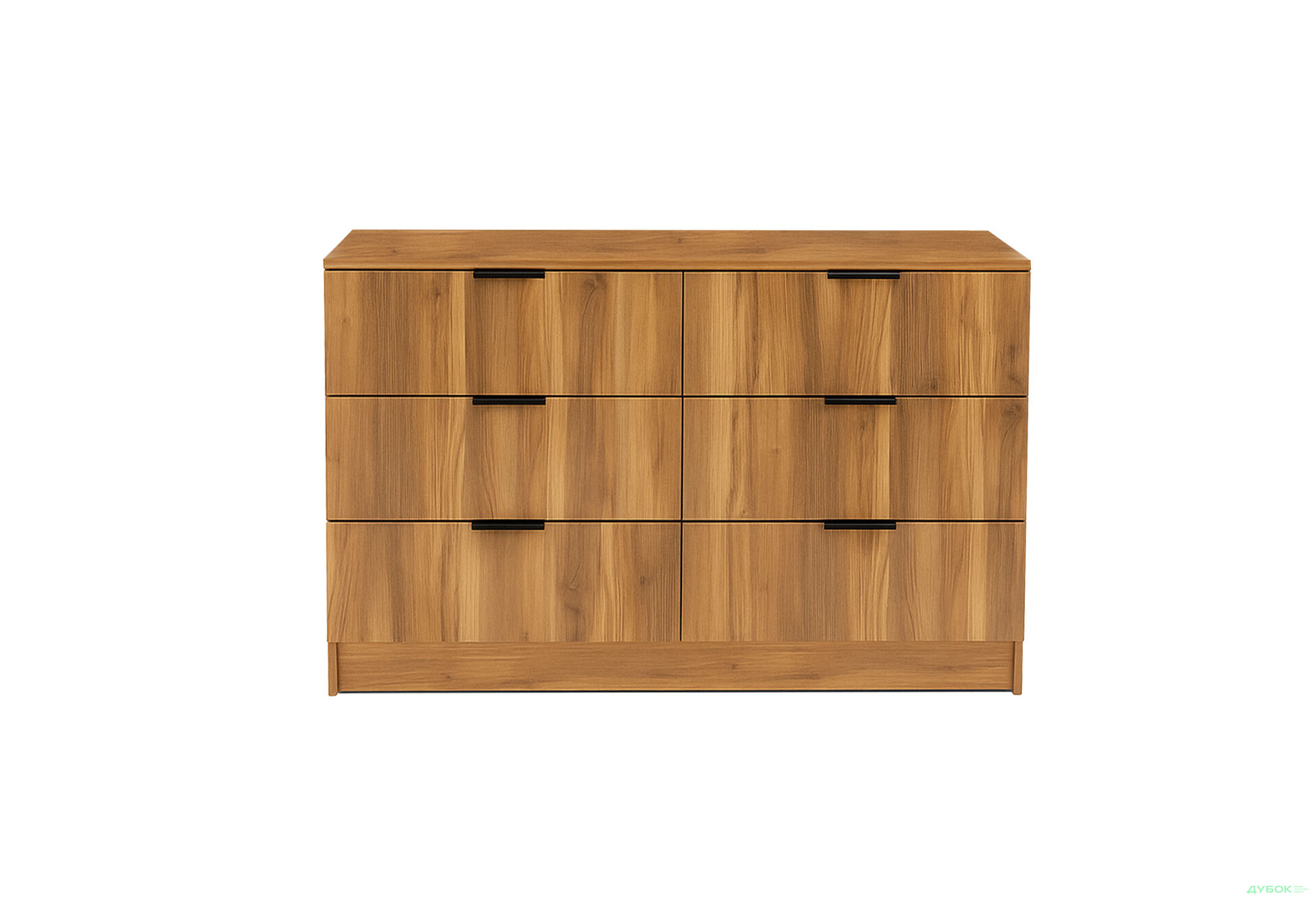 Изображение 1 - Комод Viant Сити 1 на 6 ящиков 140 см, янтарь