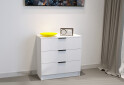 Изображение 2 - Комод Viant Сити 2 на 3 ящика 80 см, белый