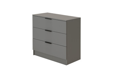 Комод Viant Сити 2 на 3 ящика 80 см, антрацит