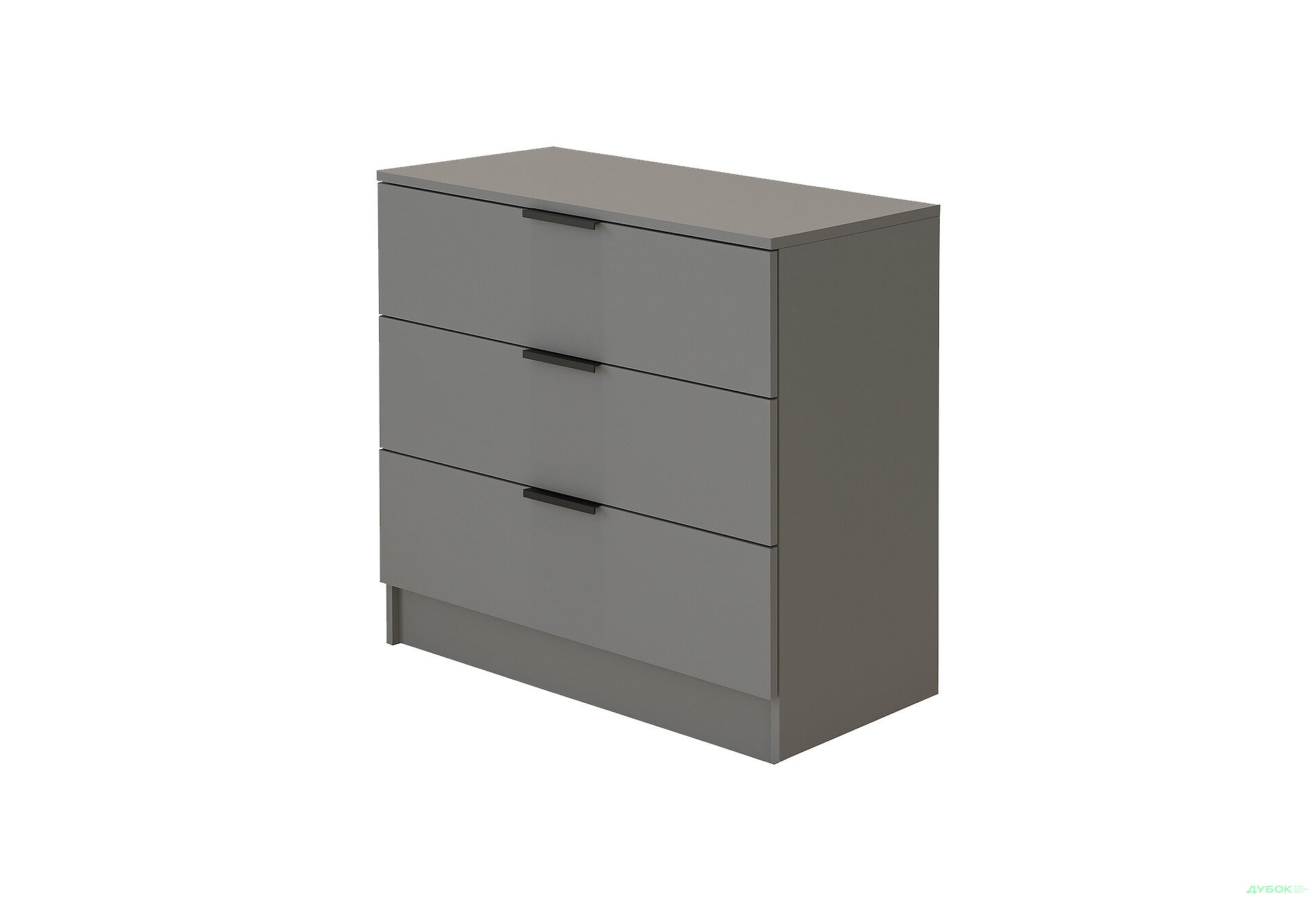 Изображение 1 - Комод Viant Сити 2 на 3 ящика 80 см, антрацит