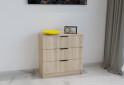 Изображение 2 - Комод Viant Сити 2 на 3 ящика 80 см, дуб сонома