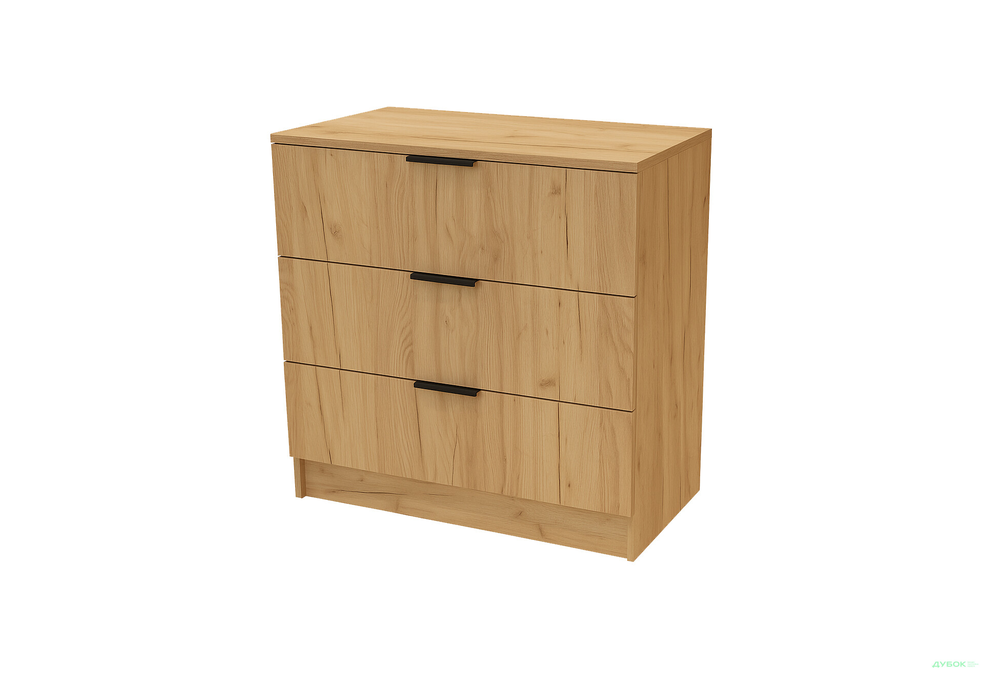 Изображение 1 - Комод Viant Сити 2 на 3 ящика 80 см, дуб тахо